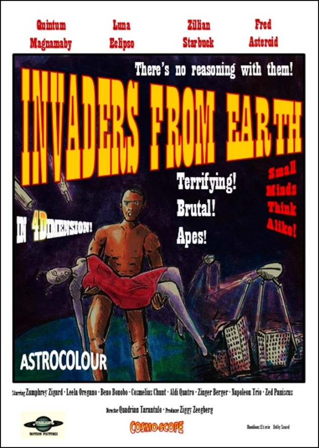 INVADERS FROM EARTH MOVIE POSTER